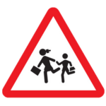 Señal lugar frecuentado por niños - Autoescuelas Vial Masters